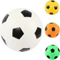 Balón de fútbol de PVC de alta densidad, fácil de agarrar, para actividades en interiores, pelota de entrenamiento ligera y exprimible, deportes al aire libre