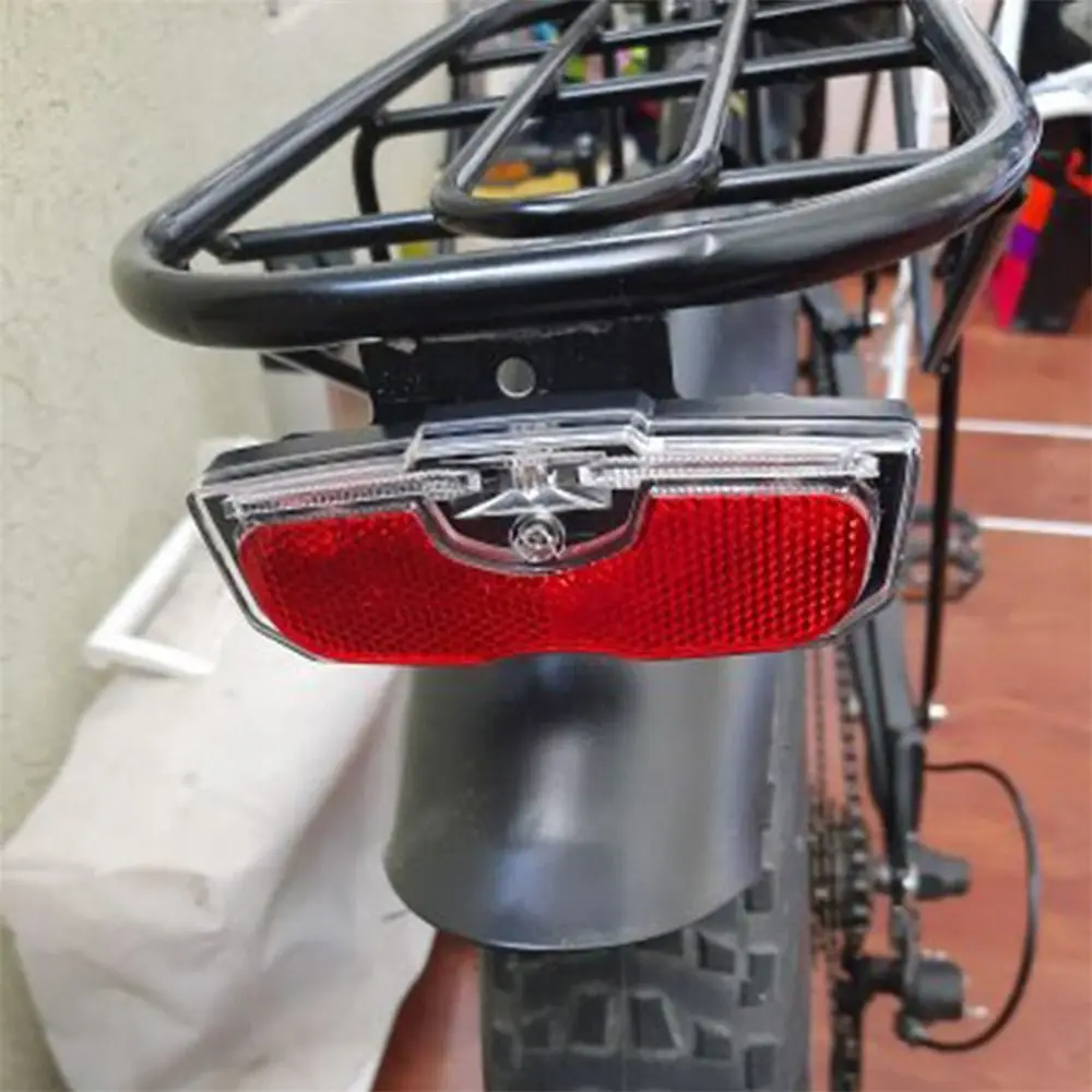 Luz trasera para bicicleta, estante para bicicleta, luz trasera, portaequipajes para bicicleta, Reflector de advertencia para bicicleta, Reflector trasero para bicicleta - imagen 3
