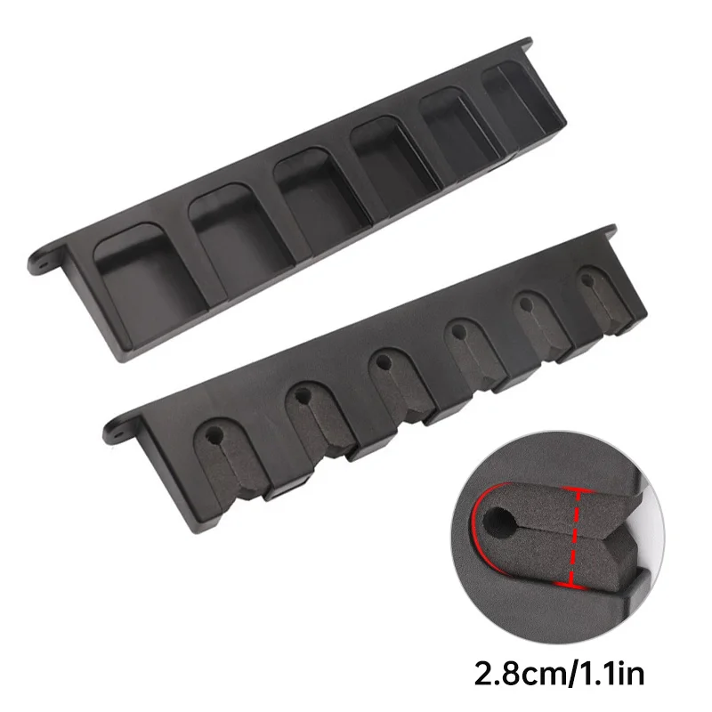 Estante de exhibición de caña de pescar con señuelo WEIHE, estante de exhibición de caña de pescar montado en la pared para el hogar, estante de almacenamiento de aparejos de pesca - imagen 2