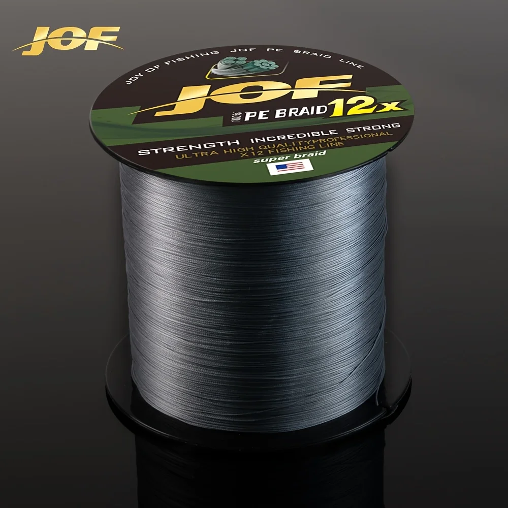 Línea de pesca JOF de 12 hebras, línea de pesca multifilamento japonesa de PE trenzado de 300M para pesca de carpa, accesorios para equipos de pesca - imagen 5