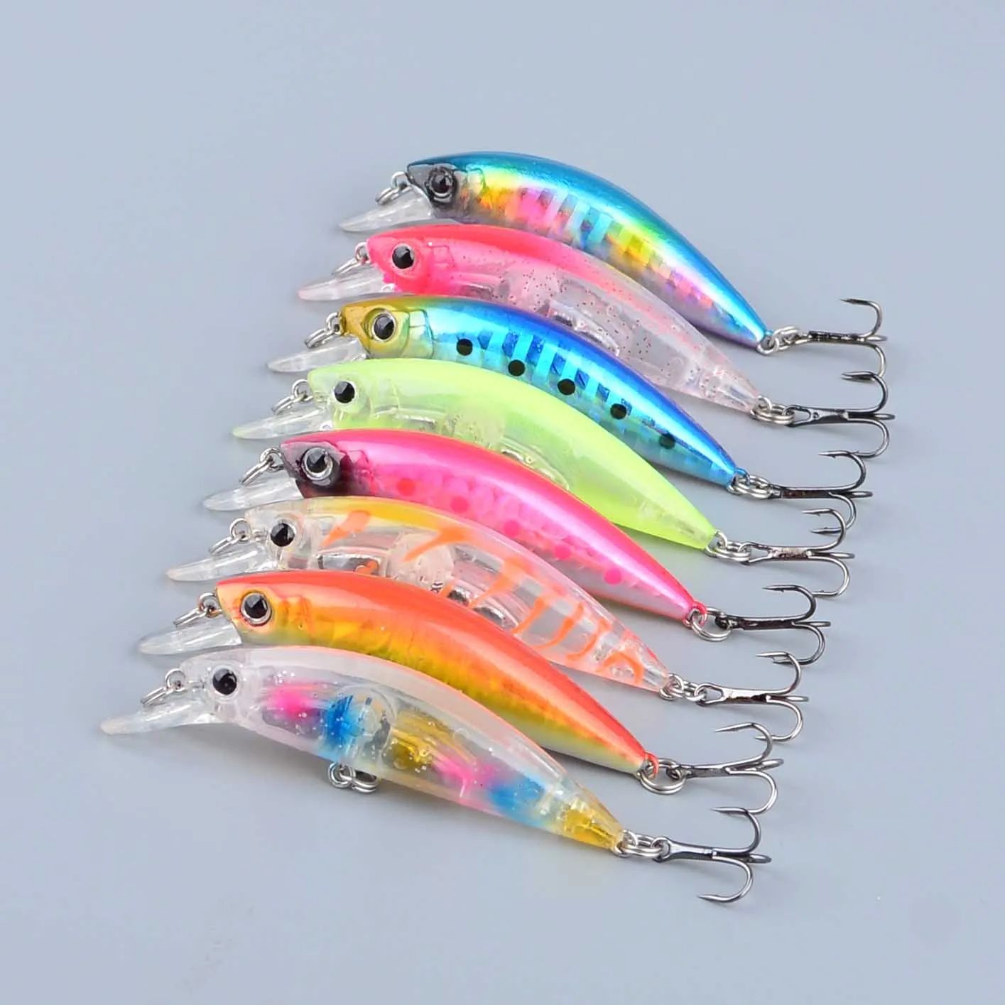 Señuelos Crankbait Minnow artificiales de cebo duro para spinning - imagen 3