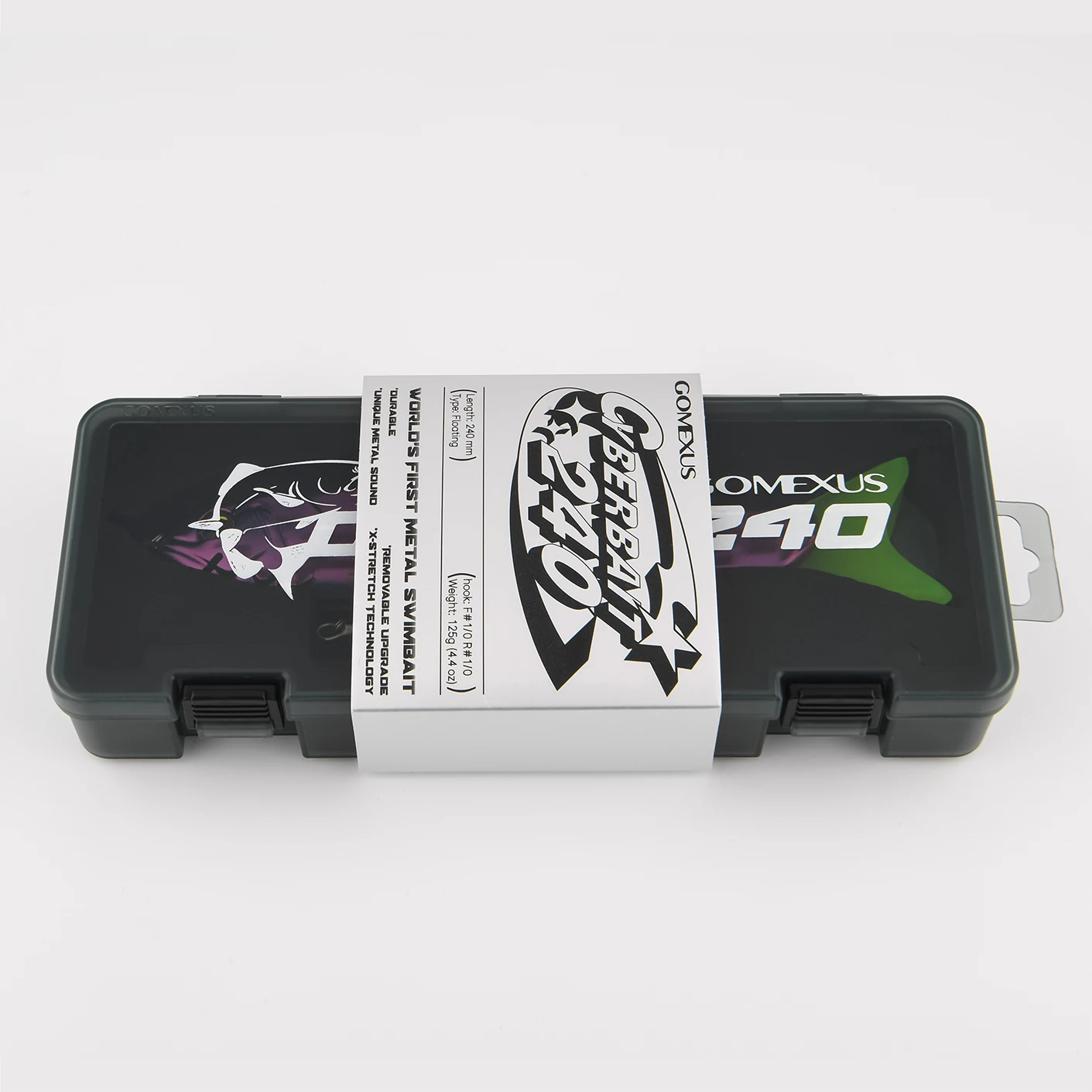 Cebo grande retráctil Gomexus, procesamiento de metales CNC de alta calidad, señuelo de pesca con 3 estilos y sonidos de natación diferentes, adecuado - imagen 5