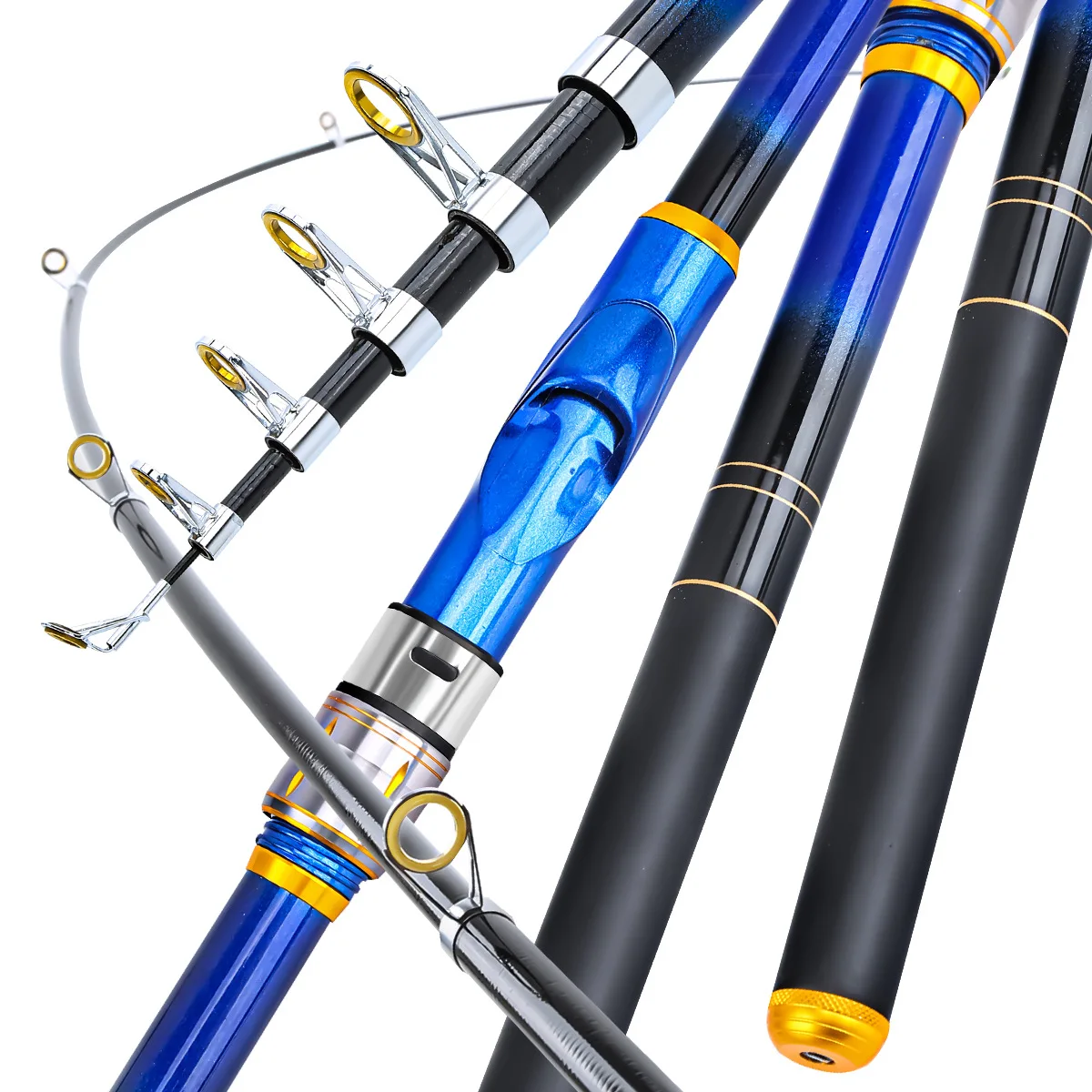 Combo caña telescópica portátil 2,7 m – Carrete para mar y agua dulce - imagen 5