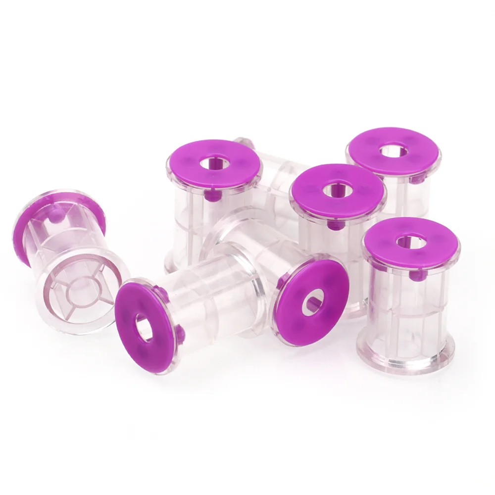 Wifreo-Carretes de bobina estándar de atado de moscas, 4 piezas/8 piezas, Material de alto polímero, carrete de rosca, accesorios de pesca con mosca, herramientas - imagen 5