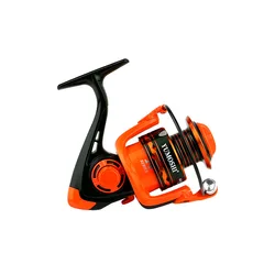 Carrete giratorio surfcasting – Aleación ligera naranja agua salada