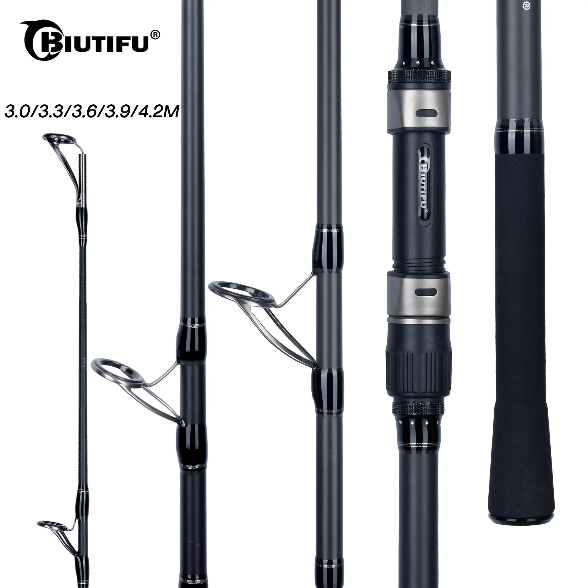 Caña Surfcasting Biutifu Bigfish T800 Carbon 40-200g Carpa