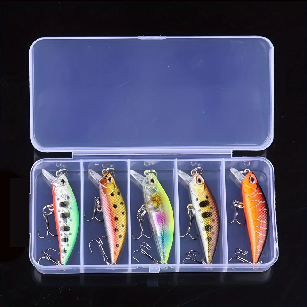 5 uds 58MM 5,1G Mini Japón modelo hundimiento Minnow Señuelos de Pesca Jerkbaits Peche cebo Artificial Wobbler señuelo para trucha lubina carpa - imagen 5