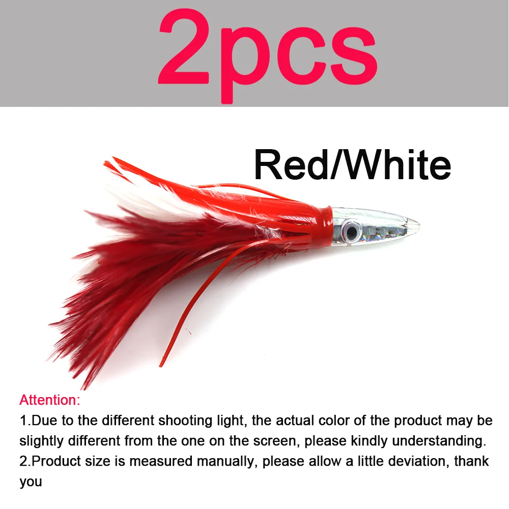 2pcs RedlWhite