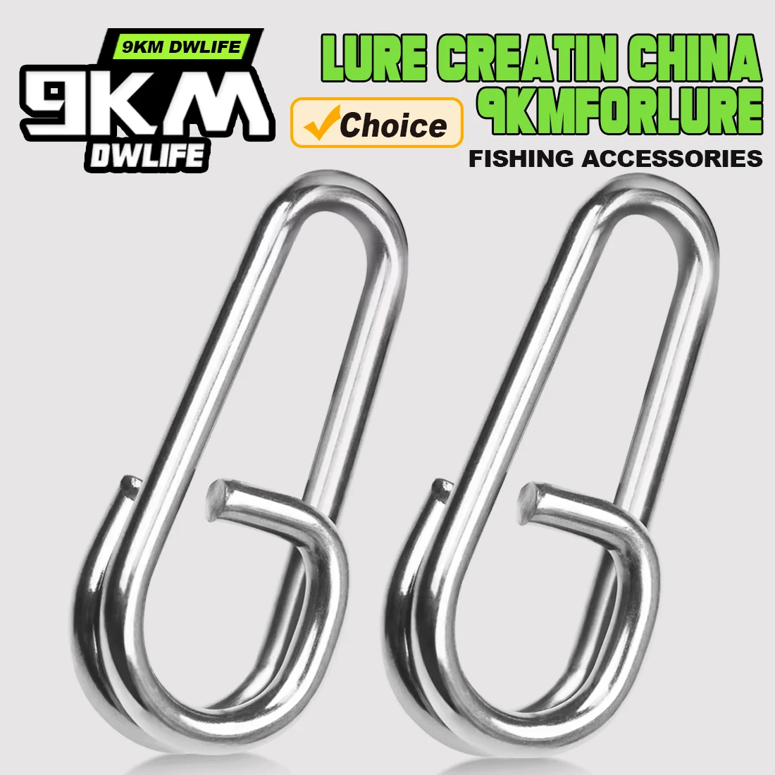 Anillos divididos inoxidable para señuelos de pesca en agua salada