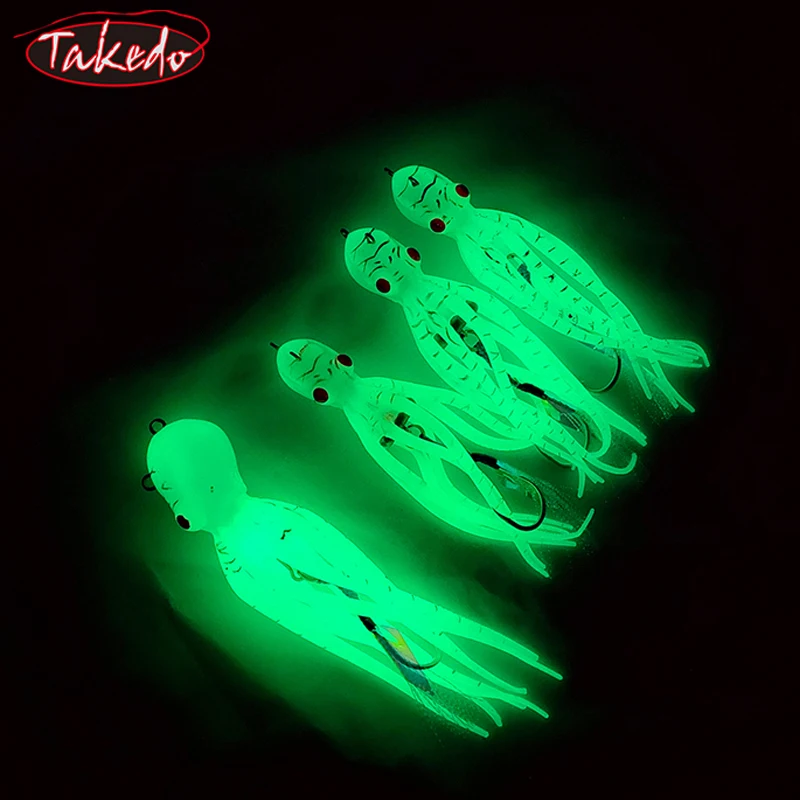 TAKEDO JY39 Jig Head UV TPR para swimbait pulpo - imagen 5