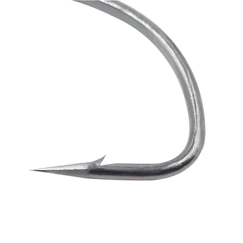 OUTKIT 10 unids/lote anzuelos de Pesca de acero rico en carbono anzuelo de manivela señuelo gusano Pesca para aparejos de cebo blando accesorios de alta calidad - imagen 3