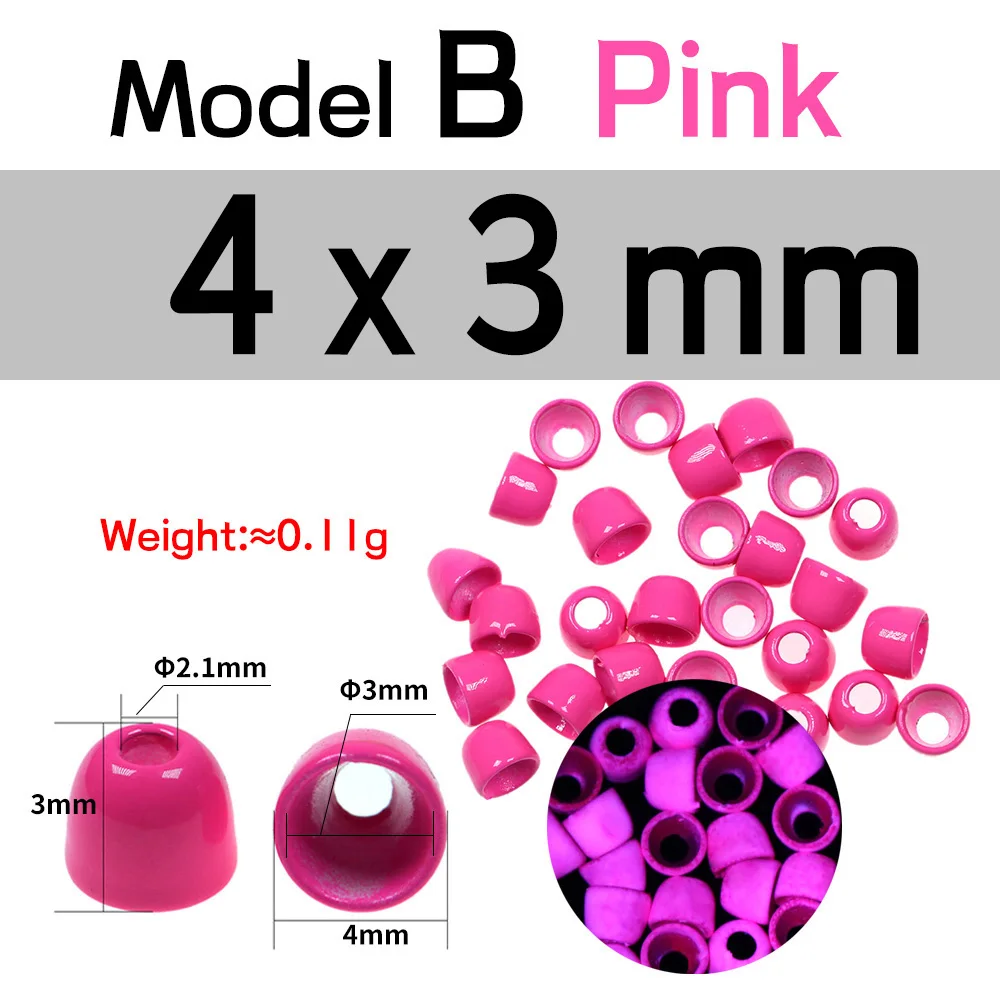 20pc Pink 4X3mm B