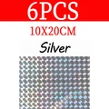 6pcs Silver