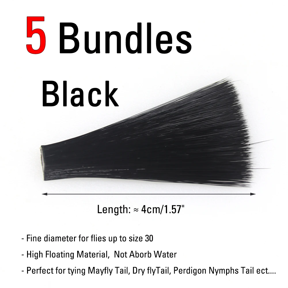 5 bundles Black
