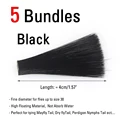 5 bundles Black