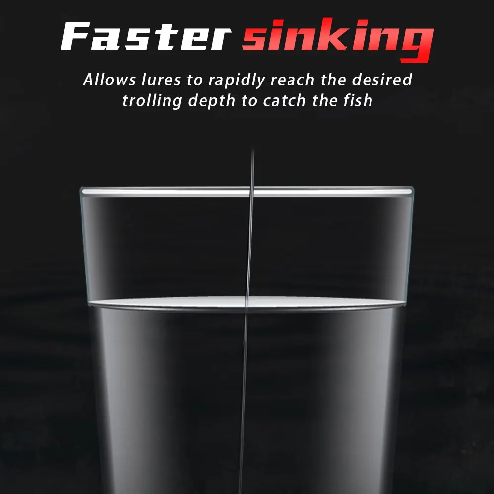 SOLOKING-línea de pesca de nailon con revestimiento de fluorocarbono, resistente al agua, duradera y fuerte, 120M - imagen 5