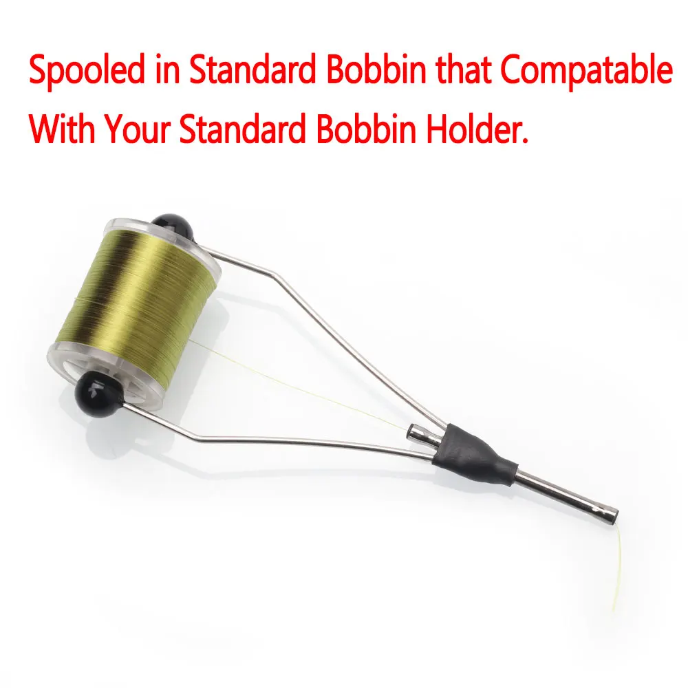 Bimoo-hilo superfino de alta resistencia para atar moscas, Material de nailon suave y ligeramente encerado, Material para atar moscas húmedas y secas, 250 yardas, 75D - imagen 5