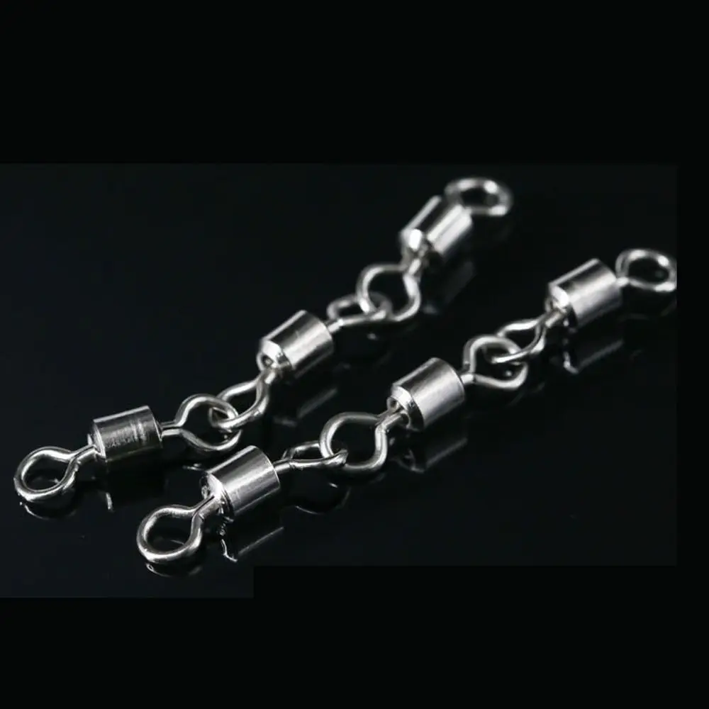 Estos enlaces giratorios de metal duraderos son perfectos para asegurar y mejorar su equipo de pesca.