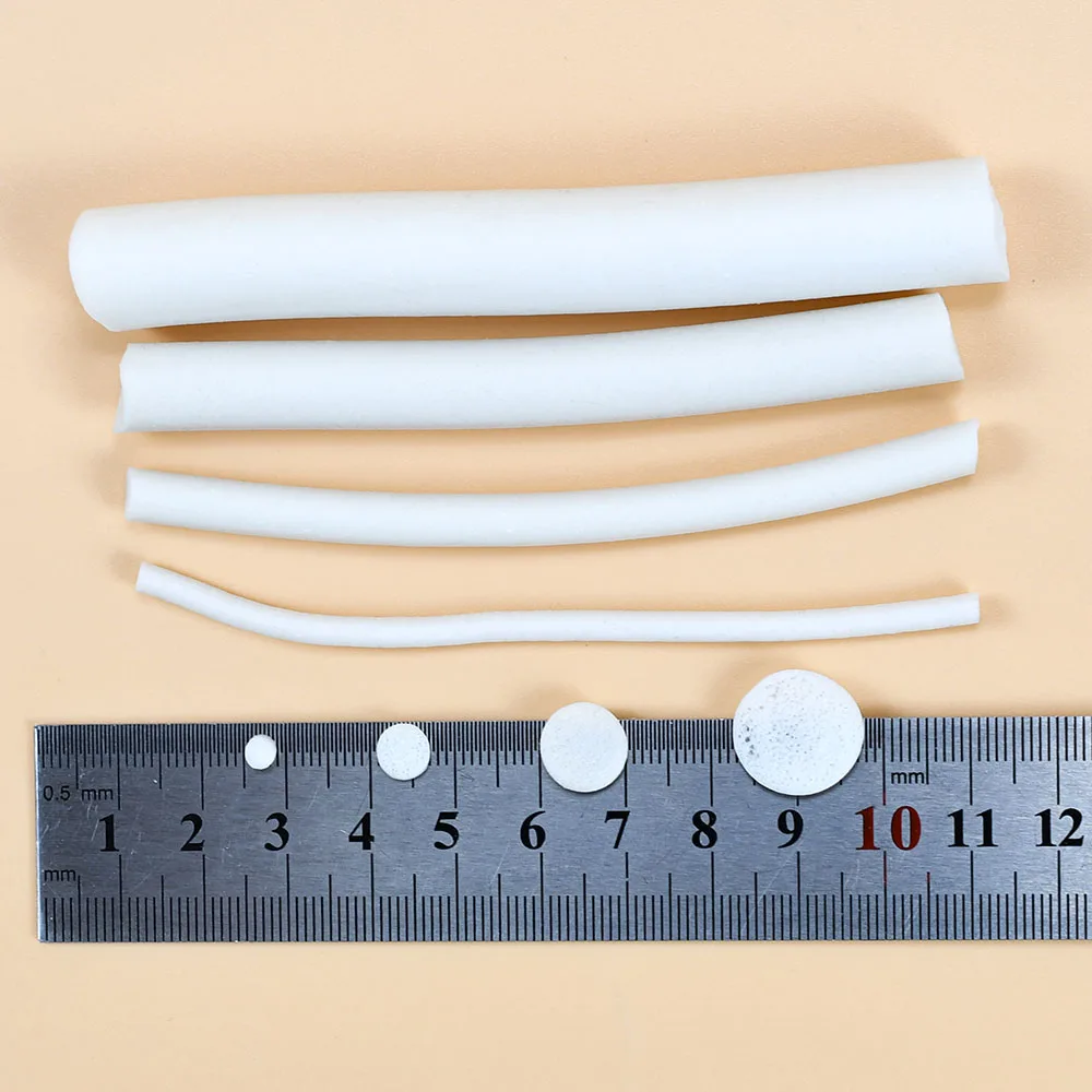 Palo de espuma blanca para pesca, flotador cilíndrico ligero, aparejo Zig DIY, aparejo de pelo Chod, cebo de pesca de carpa, atado de moscas, Material corporal - imagen 4