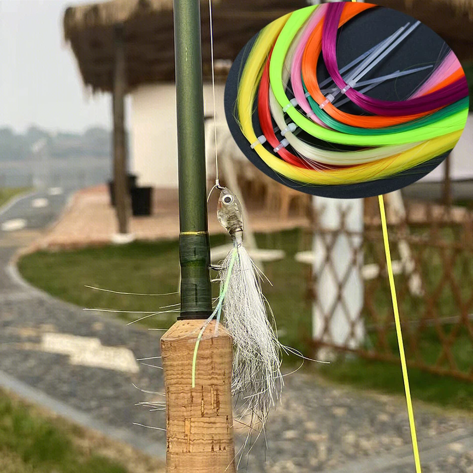 Diferentes aplicaciones del Flashabou en montajes de pesca