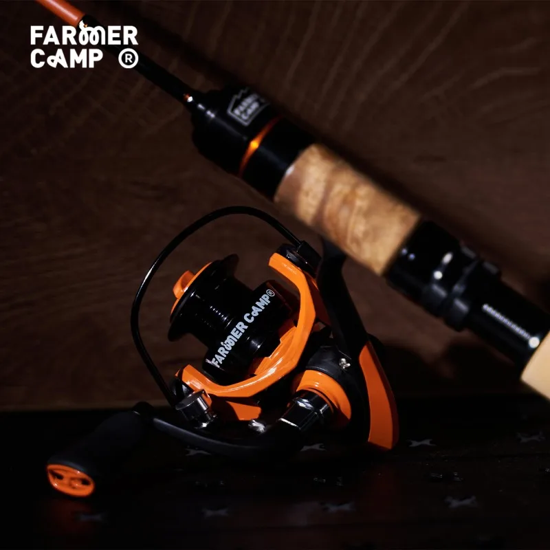 Carrete Spinning Farmer Camp Mini Micro – Ambidiestro - imagen 3
