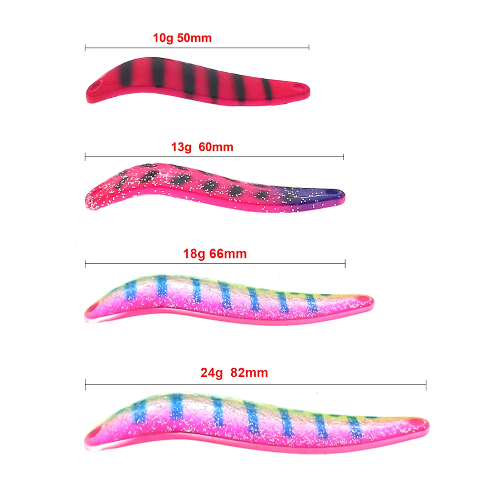 Cucharas de pesca HISTOLURE Lure10g13g, cuchara de Metal, cebo duro con lentejuelas, Señuelos de pesca para lubina rayada - imagen 2