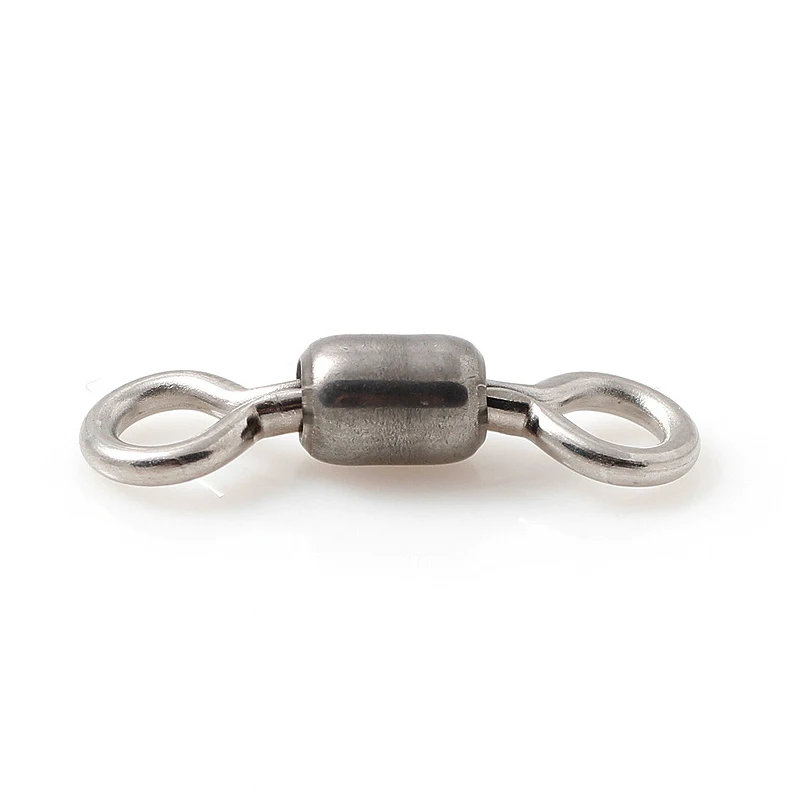 2000 Uds Pesca giratoria de acero inoxidable suministros de Pesca de agua salada de mar gancho conector a presión aparejos accesorios de alta calidad Pesca - imagen 2