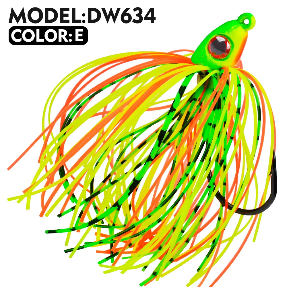Spinnerbaits antienganche con cuchillas y flecos biónicos - imagen 4