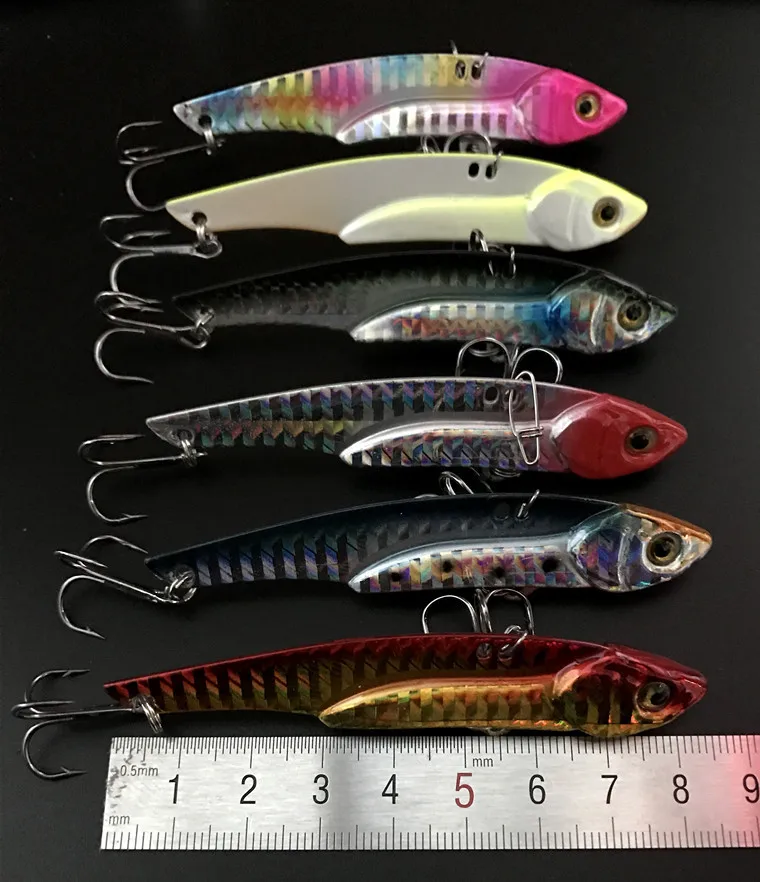 Señuelo de pesca Artificial, simulación VIB, serie japonesa, vibración, 15g, 25g, 35g, aparejos de Metal fundido a tierra, 1 pieza, oferta - imagen 3