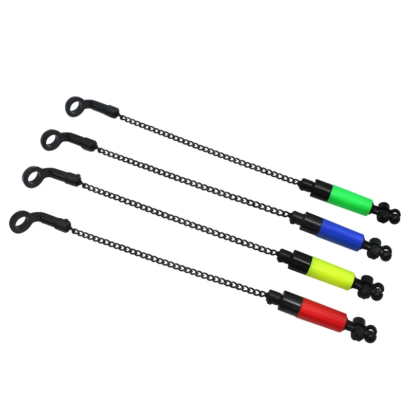 2 unids/caja alarma de pesca de carpa Swinger indicador de caída cadena de Metal para accesorios de equipo de pesca gruesa de carpa - imagen 2