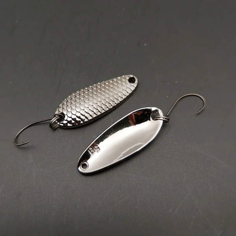 Nuevo 1 Uds señuelo cuchara Señuelos de Pesca Pesca Wobblers Spinner cebos Shads lentejuelas Metal jigging para Pesca de carpa Topwater Isca Bass - imagen 4