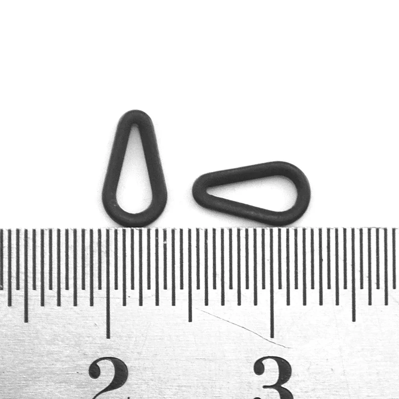 MNFT-aparejos de pesca de carpa de cambio rápido, 25 piezas, aleación de cobre, giratorio negro mate, accesorios de aparejos de pesca - imagen 3