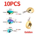 10PCS B  Golden