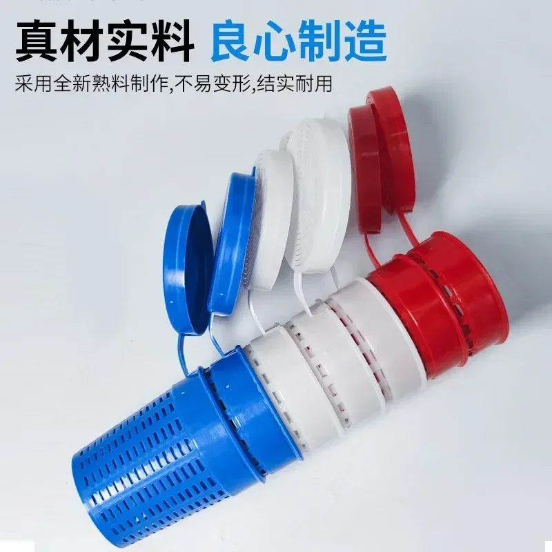 Alimentador de pesca de plástico luminoso, jaula trampa para cebo, cesta para atraer peces, camarones, gusanos de tierra, aparejos, herramienta para carpa - imagen 3