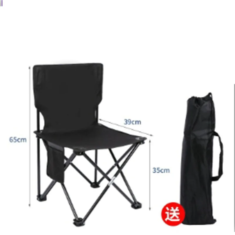 Silla plegable pesca portátil con bolsa – Ligera y cómoda - imagen 2