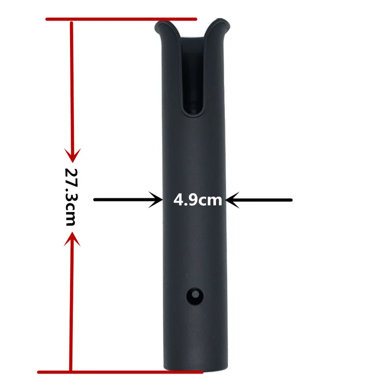 Soporte de caña de pescar de 1/2/3/4 eslabones verticales, soporte de montaje de tubo de poste, organizador de Kayak, canoa y yate, estante de almacenamiento de señuelos - imagen 3