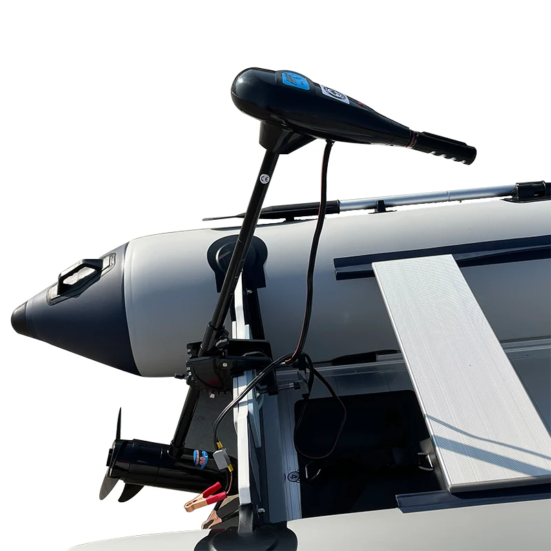 Motor de arrastre eléctrico marino solar, motor fueraborda para barco de asalto inflable, bote de canoa de kayak de pesca, 60 libras, 12 V - imagen 2