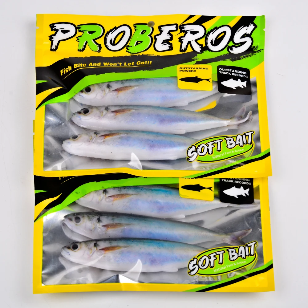Señuelos blandos realistas PROBEROS Macarela – Para arrastre y nado - imagen 4