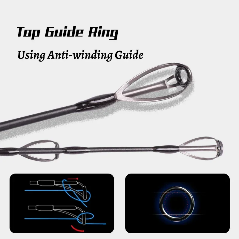 Caña de jigging Mavllos RaptorII – 3 secciones carbono para atún - imagen 3