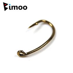 Anzuelos Bimoo Caddis Offset – 2X fuertes para Ninfa #10-18