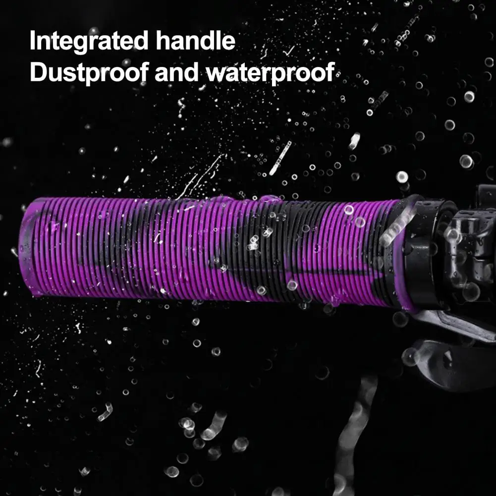 1 par de empuñaduras de manillar de bicicleta cubierta de manillar de goma suave estampado de camuflaje antideslizante MTB manillar de bicicleta manga empuñaduras de bicicleta - imagen 3