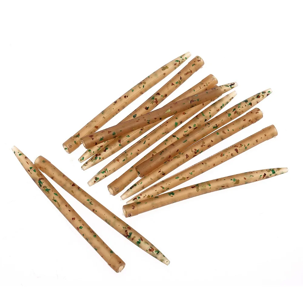 Manguitos de goma piezas para pesca de carpa, anzuelos suaves, tubos posicionadores, 53mm, 100 - imagen 2