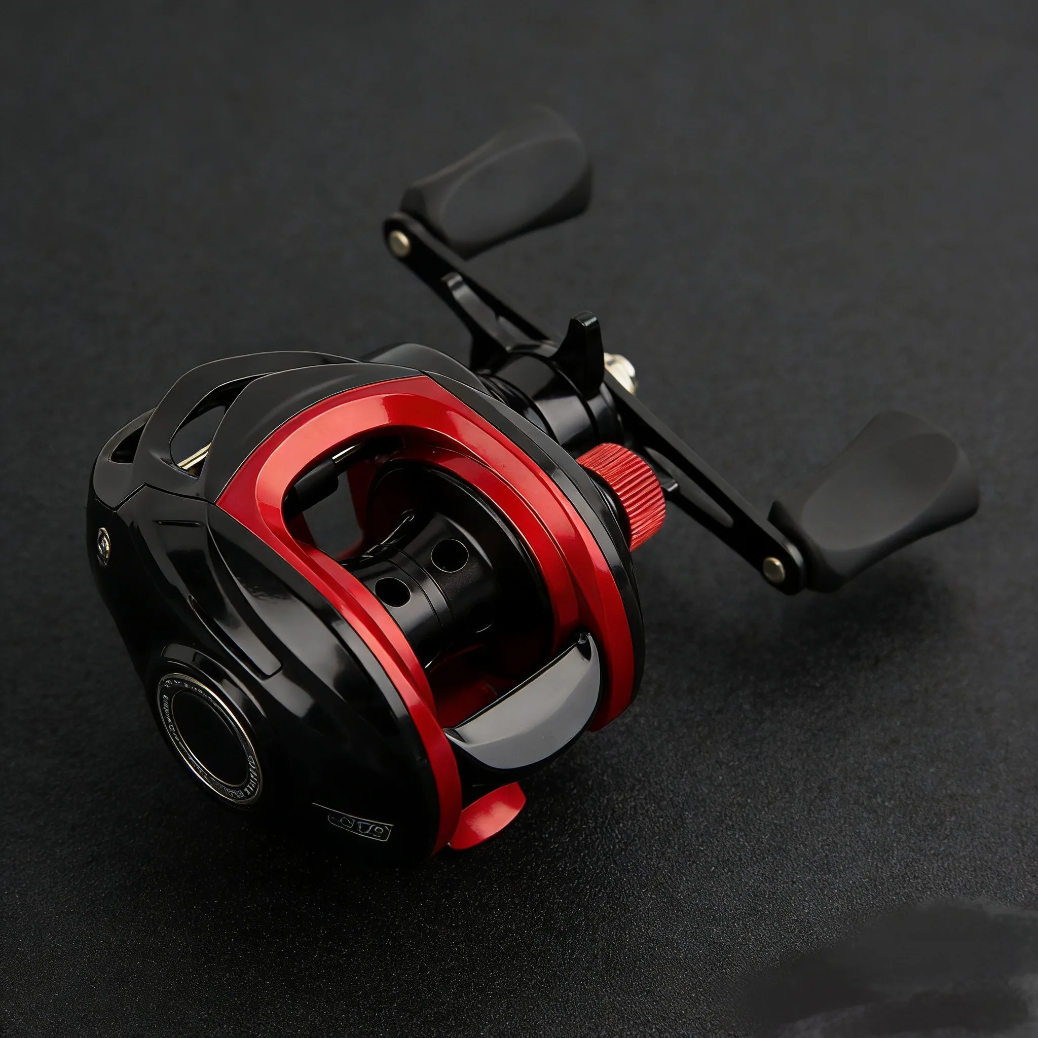 Carrete Baitcasting con relación de engranaje 6,4:1 con 2+1 rodamientos de bolas: rendimiento suave para pesca en agua dulce - imagen 5