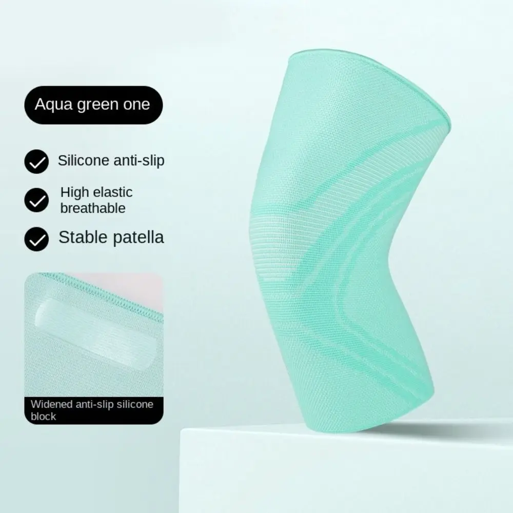 Rodillera deportiva elástica de cuatro lados, Protector de rótula de nailon tejido, mangas de soporte para rodilla, rodillera antideslizante resistente al desgaste - imagen 5