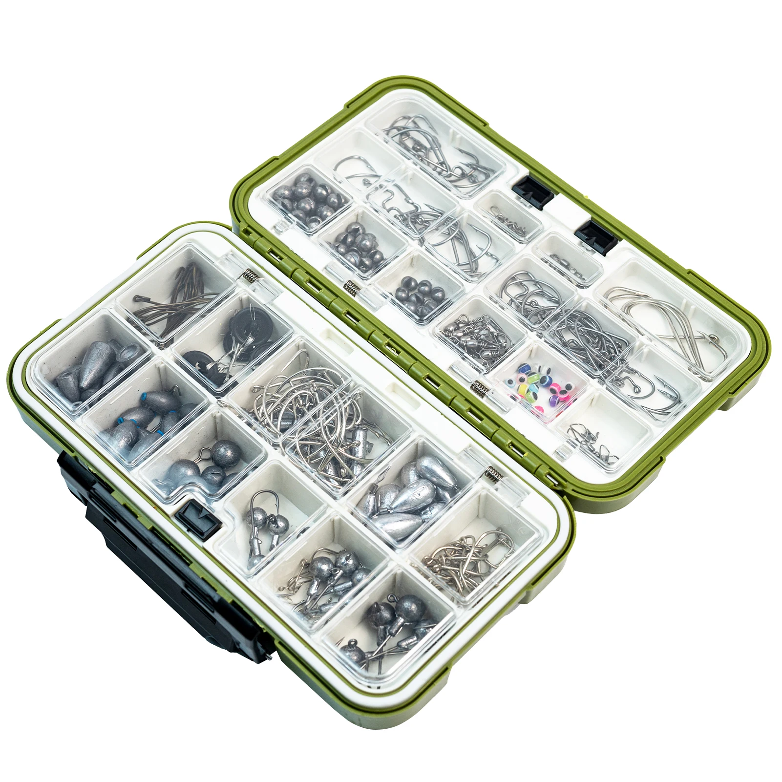 Kit de plomos y giratorios para pesca con jig head Free Fisher – Caja de aparejos - imagen 4