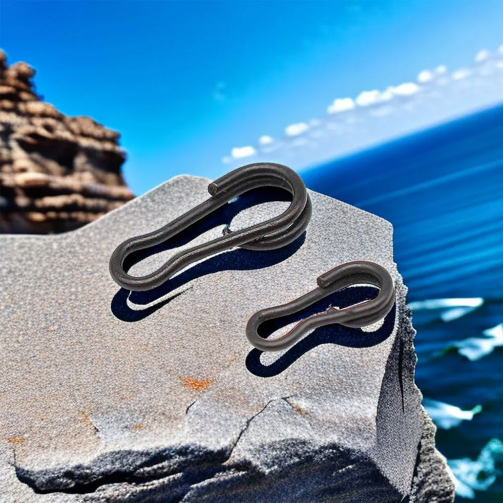 MNFT-conector giratorio de pesca, 20 piezas, cambio rápido, anzuelo giratorio, Terminal de carpa, accesorios de pesca - imagen 2