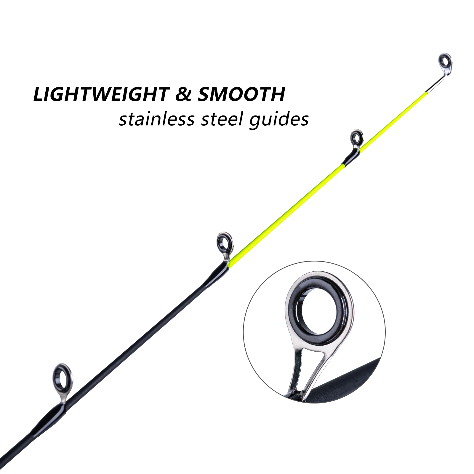 Goture-cañas de señuelo de pesca, caña giratoria portátil ultraligera, profesional, de invierno, 27, 32 y 2 puntas, M ML - imagen 4