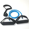 Blue elastic cord