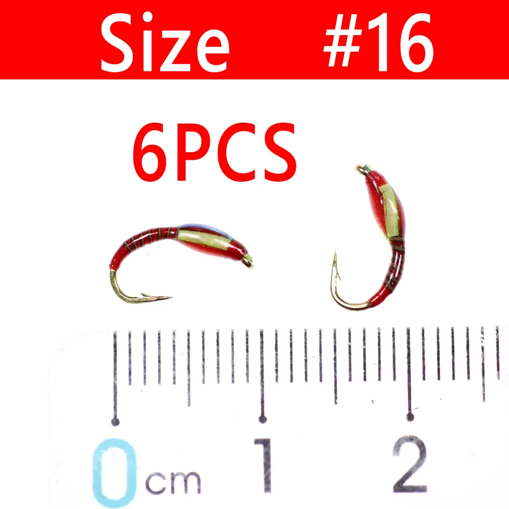 6PCS Size 16 No Bead