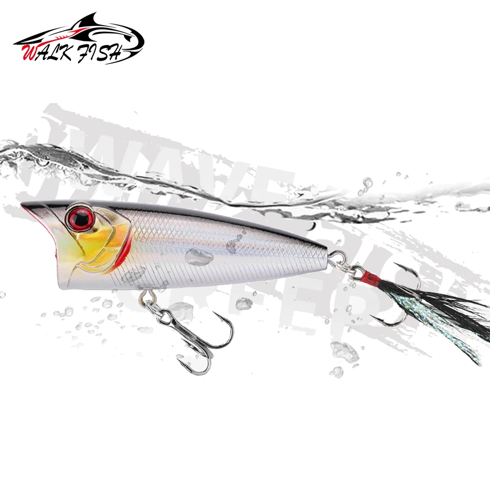 WALK FISH-señuelo de pesca japonés Topwater, cebos duros de alta calidad, 70mm, 11g, Isca Artificial, 1 unidad - imagen 2